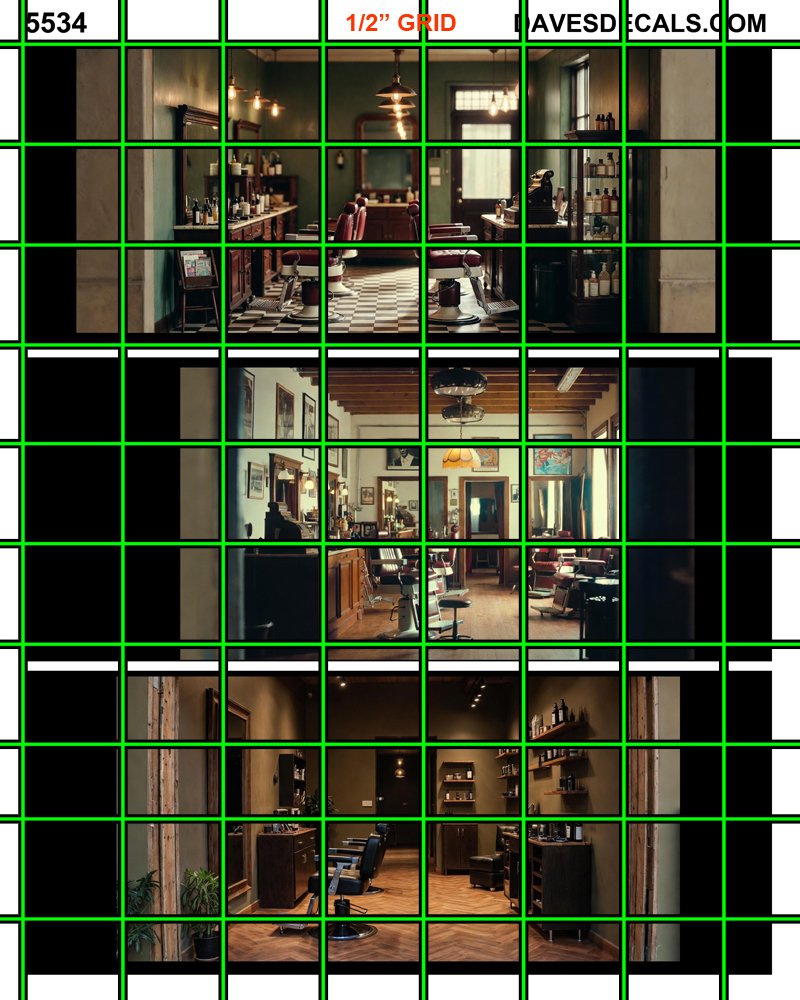 5534 - INTERIOR IMAGE BARBER SHOP