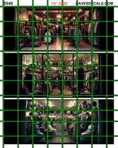 5540 - INTERIOR IMAGE 50's VINTAGE CLOTHING STORE